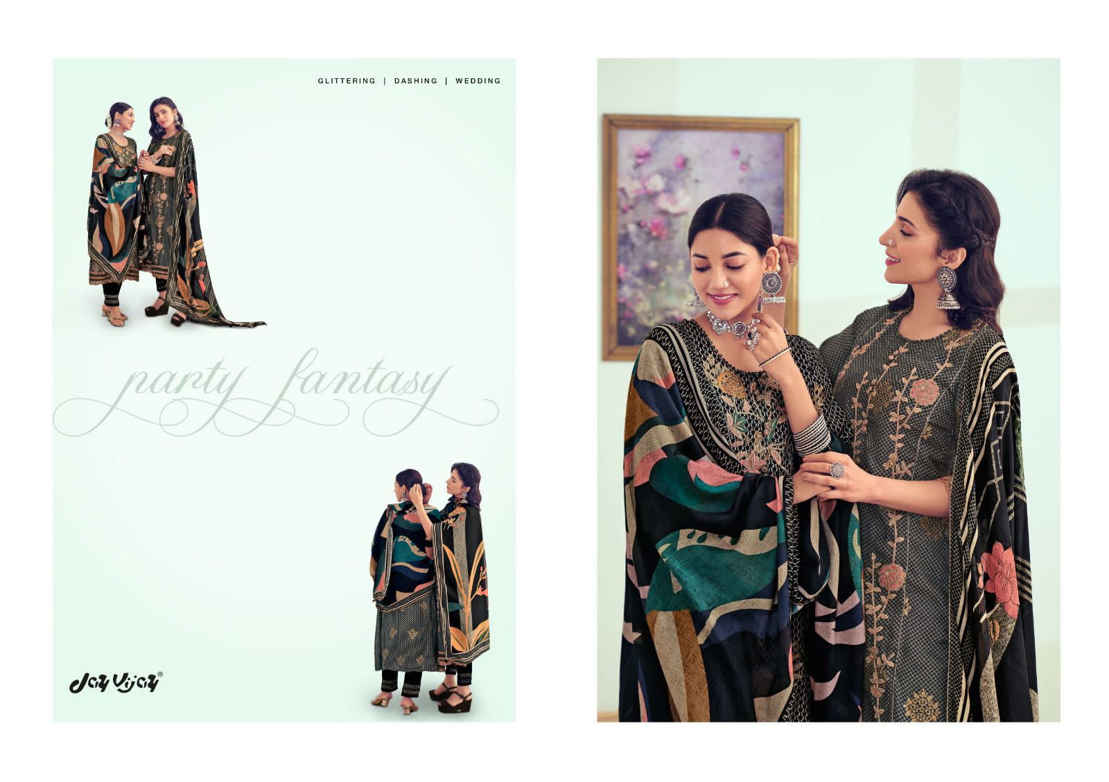 Khubani By Jayvijay 8781 To 8786 Heavy Dress Material Wholesale Market In Surat